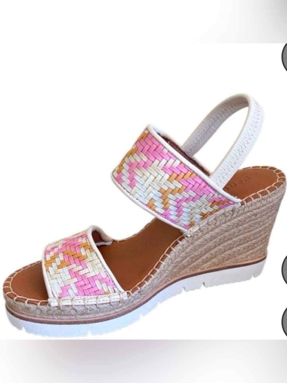 NIB Gentle Souls by Kenneth Cole Women's Elyssa Wedge Sandal Rose - Size 9